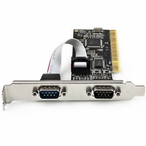 RS232 PCI Karte - PCI auf 2 Serielle Port-Karte - PCI 2-Port DB9 Serielle Controller-Karte RS232 - PCI - 1 x Anzahl parall