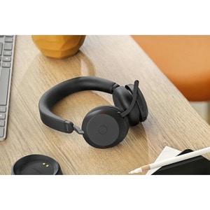 Jabra Evolve2 75 Link380a UC Stereo Stand Black
Lieferumfang: Evolve2 75 headset Black UC, Link 380 BT adapter USB-A UC, E