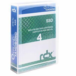 Overland-Tandberg O-T RDX SSD 4TB Kassette. Produkttyp: RDX-Kartusche, Medientyp: RDX, Kapazität ohne Komprimierung: 4 TB.