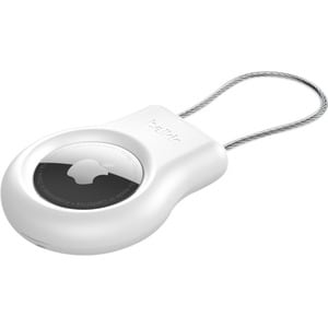 Belkin AirTag, Fernbedienung, Key, Gepäck Asset-Tracking-Tag-Schlaufe - Plastik - Weiß