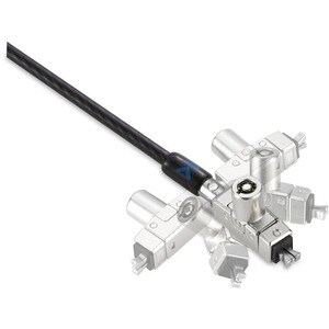 Câble de verrouillage Kensington Slim Pour Ordinateur Portable - Verrouillage en T breveté T-bar - Plastique - Pour Ordina