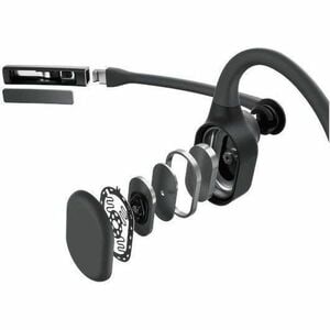 SHOKZ OpenComm2 UC, USB-A Dongle, Wireless, Calls/Music, 20 - 20000 Hz, 33 g, Headset, Black