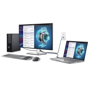 Moniteur LCD Dell UltraSharp U2723QE 27" Class 4K UHD - 16:9 - Noir, Argenté - 68,6 cm (27") Viewable - Technologie In-Pla