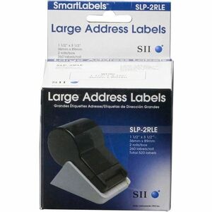 520-LABELS 1-1/2 X 3-1/2 SLP-2RLE 2ROLLS LARGE ADDRESS