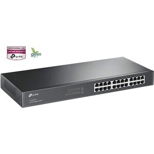 TL-SG1024 24PORT 10/100/1000 24PORT STACKABLE RJ45 W/ STEEL CASE