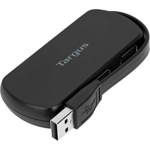 Targus ACH114EU USB-Hub - USB - Extern - Schwarz - 4 Total USB Port(s) - 4 USB 2.0 Port(s) - PC, Mac