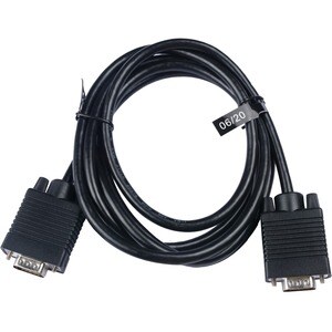 Cable vidéo V7 V7E2VGA-02M-BLK - 2 m VGA - pour Moniteur, PC, HDTV, Projecteur, Appareil vidéo - 2e bout: 1 x 15-pin HD-15