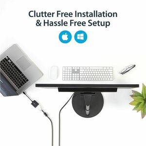 StarTech.com Mini DisplayPort® auf DVI® Adapter / Konverter (St/Bu) - Schwarz