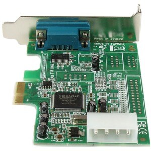 1 Port Serielle PCI Express RS232 Adapter Karte, Serielle RS232 Kontroller Karte, 16550 UART, Niedrigprofil, Windows & Lin