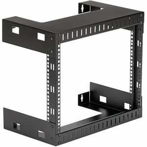 StarTech.com 2-Pfosten 8HE Heavy-Duty Wandmontage Netzwerk-Rack, 19" Open Frame Server Rack, 12" Tief, Wandmontage Daten-R