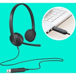 LOGITECH USB HEADSET H340 