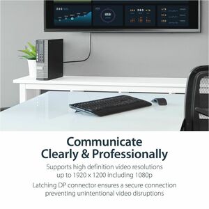 StarTech.com 1,8m DisplayPort auf DVI Kabel - Stecker/Stecker - Cable for Videogerät, Projektor, HDTV, Monitor, Workstatio