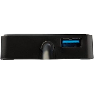 StarTech.com USB 3.0 auf Dual Port Gigabit Ethernet LAN Adapter mit USB-Port - Schwarz - USB - 2 Anschluss(e) - 2 - Twiste