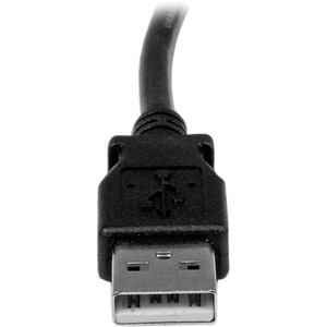 StarTech.com 1m USB 2.0 A auf B Kabel links gewinkelt - St/St - Cable for Drucker, Scanner, Festplatte - Abschirmung - Nic