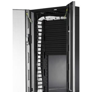 APC by Schneider Electric AR7721 Kabelbündler - Schwarz - 2 Stück Paket - TAA-konform - Kabelmanager - 42U Rack Height