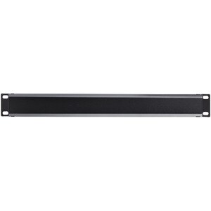 StarTech.com Panneau de gestion de câbles horizontal 1U pour rack de serveur - Guide pour câbles avec couverture - Panneau
