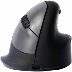 R-Go Tools Ergonomische Maus R-Go HE Break mit Pausensoftware, groß (Handlänge ≥ 185mm), für Rechtshänder, bluetooth, schw