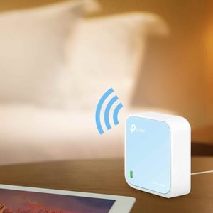 TP-Link TL-WR802N Wi-Fi 4 IEEE 802.11n Ethernet Drahtlos Router - 2,48 GHz ISM-Band - 37,50 MB/s Drahtlosgeschwindigkeit -