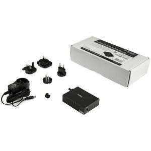 StarTech.com Gigabit Ethernet Glasfaser Medienkonverter - 850nm MM LC - 500m - Mit MM SFP Transceiver - 2 Anschluss(e) - 1