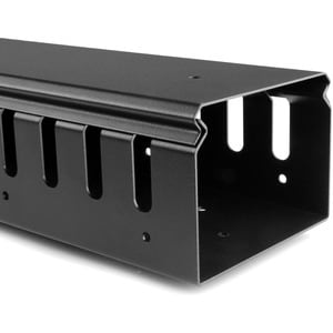 StarTech.com Panneau de gestion de câbles 0U de 91 cm pour rack - Guide-câbles avec conduit encoché - Organisateur pour câ