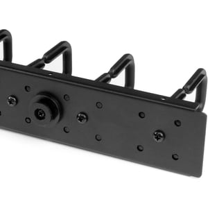 StarTech.com Vertikaler Kabelordner mit D-Hacken - 0U - 1,8m - Rack Kabelmanager - Kabelbündler - 40U Rack Height x 50,8 m