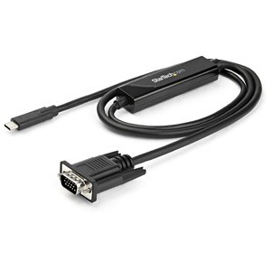 Adaptateur USB-C vers VGA 1m - Câble Actif USB-C à VGA - 1080p - Compatible TB3 - Câble USB-C à VGA - DP Alt Mode HBR2 - 2