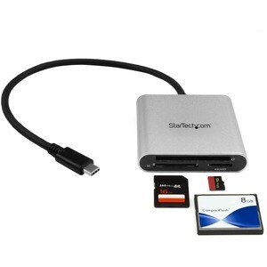 StarTech.com USB 3.0 Kartenleser mit USB-C - SD, MicroSD, CompactFlash Speicherkartenleser mit USB-C Kabel - Data_N_A