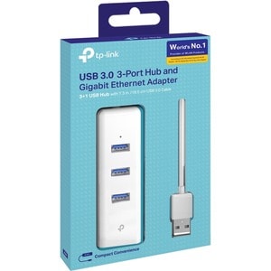 TP-Link UE330 Gigabit-Ethernet-Karte für Computer/Notebook - 10/100/1000Base-T - Tragbar - USB 3.0 Typ A - 40 Gbit/s Daten
