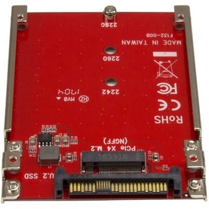 StarTech.com M.2 auf U.2 (SFF-8639) Host Adapter für M.2 PCIe NVMe SSD - M.2 Laufwerksaddapter - M.2 PCIe SSD Adapter