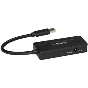 Hub USB 3.0 - Dock 4 Ports SuperSpeed 5Gbps avec USB 3.1 Gen 1 Type-A - Alimentation par Bus USB ou Auto-Alimenté - 4 Tota