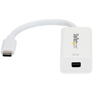 StarTech.com Adaptateur USB-C vers Mini DisplayPort 4K 60 Hz - Convertisseur USB Type-C vers mDP en blanc - 1 x 20-pin Min
