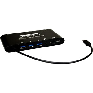 Station d'accueil Port USB Type C pour Notebook/Ordinateur de Bureau - 60 W - 4 x Ports USB - 3 xUSB 3.0 - Réseau (RJ-45) 