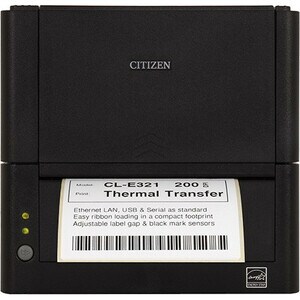 Citizen CL-E321 Desktop Thermodirekt-/Thermotransferdrucker - Monochrom - Etikettendruck - USB - Seriell - 200 mm/s Monodr