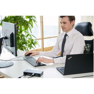 Lenovo Essential Maus - USB - Optisch - 3 Taste(n) - Schwarz - 1 - Kabel - 1600 dpi Auflösung - Scroll-Rad - Symmetrisch