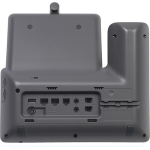 Téléphone IP Cisco 8865 - Avec fil/Sans fil - Avec fil/Sans fil - Wi-Fi, Bluetooth - Bureau, Fixation au mur - Charbon - 5