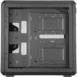 Cooler Master MasterBox Q500L Computer Case - Mid-tower - Black - Steel, Plastic, Acrylic - 2 x Bay - 1 x 4.72" x Fan(s) I
