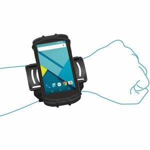 MOBILIS Handgelenkhalterung für Handgerät - Horizontal/Vertikal - Bildschirmgröße: 12,7 cm bis 17,8 cm (7 Zoll) - Silikon