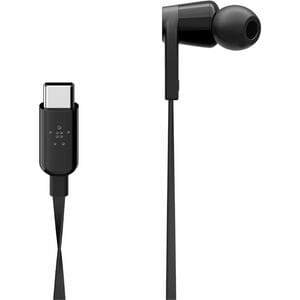 Belkin SOUNDFORM Kabel Ohrhörer Stereo Ohrhörerset - Schwarz - Binaural - In-Ear - 121,9 cm Kabel - Host-Schnittstelle: US
