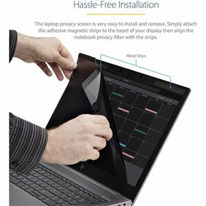 Laptop Sichtschutz für 15.6" Geräte, Magnetisch, Abnehmbarer Laptop Blickschutz, Blaulicht reduzierend, 16:9, +/-30 Grad -