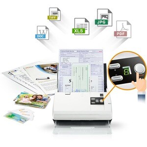 Plustek SmartOffice PN30U Einzugsscanner - 600 dpi Optische Auflösung - 48-bit Farbtiefe - 16-bit Graustufen - USB
