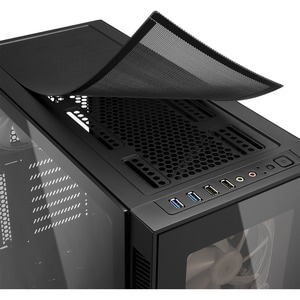 TG5 Pro RGB. Formfaktor: Midi Tower, Typ: PC, Material: Stahl, Gehärtetes Glas. Platzierung der Stromversorgung: Boden. In