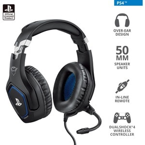 Trust Gaming Forze 488 Kabel Kopfbügel Stereo Gaming Headset - Schwarz - Binaural - Ohrumschließend - 20 Hz bis 20 kHz Fre