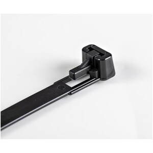 StarTech.com Kabelbinder - 203x4 mm, lösbare Nylonbinder, Innen- und Außenbereich, 94V-2/UL, schwarz, 100 Stück - Kabelbin