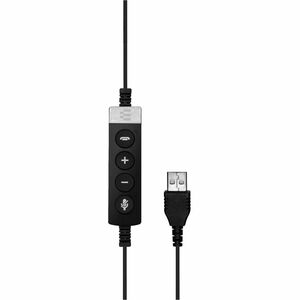 EPOS IMPACT SC 660 Kabel Auf den Ohren Stereo Headset - Schwarz, Silber - Binaural - 50 Hz bis 18 kHz Frequenzgang - 290 c