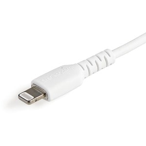 StarTech.com 15cm strapazierfähiges weißes USB-A auf Lightning-Kabel - Hochbelastbare, robuste Aramidfaser - USB Typ-A auf