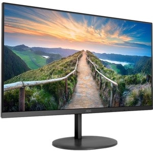 AOC Q27V4EA 27 Zoll Class WQHD LCD-Monitor - 16:9 Format - Schwarz - 68,6 cm (27 Zoll) Viewable - IPS-Technologie (In-Plan