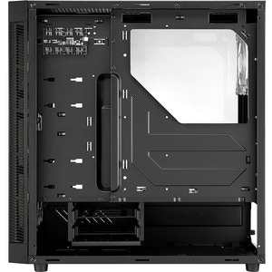 TG6M RGB. Formfaktor: Tower, Typ: PC, Produktfarbe: Schwarz. Platzierung der Stromversorgung: Boden. Installierte Lüfter (