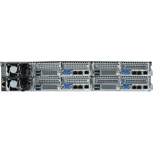 Gigabyte H252-Z10 Barebone-System - 2U Rackmount - Socket SP3 - 1 x Prozessor-Support - AMD Chip - 128 GB DDR4 SDRAM DDR4-