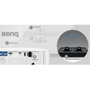 BenQ EW800ST. Projektorhelligkeit: 3300 ANSI Lumen, Projektionstechnologie: DLP, native Auflösung des Projektors: WXGA (12