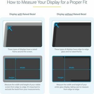 Displayschutzfolie 23,8 Zoll (60cm) - Universal - 16:9 - Matt/Hochglanz (PRIVACY-SCREEN-238M) - für 60,5 cm (23,8 Zoll) LC